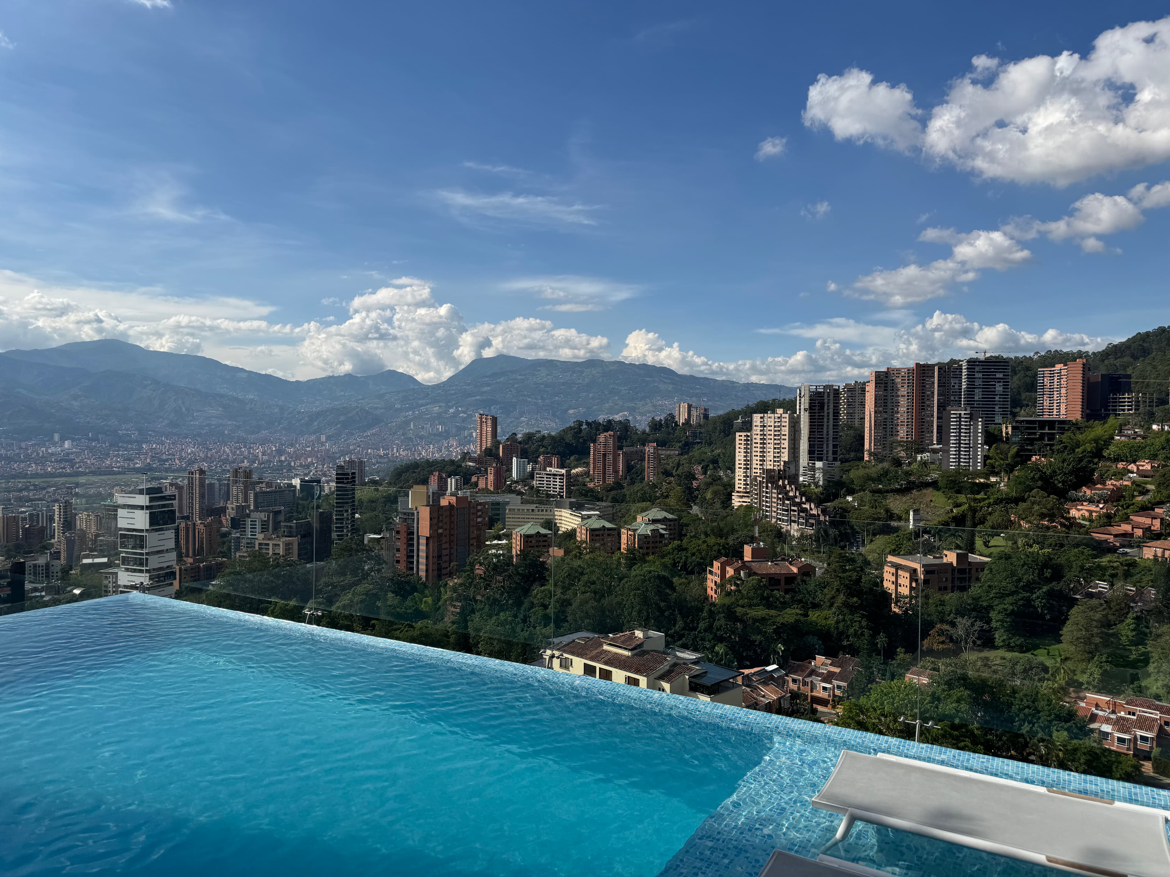 View over Medellín from El Poblado